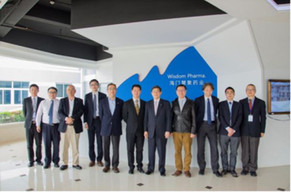 宇部興産山本社長(zhǎng)來訪慧聚藥業(yè)